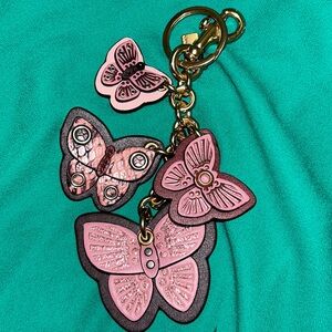 Coach Butterfly keychain
